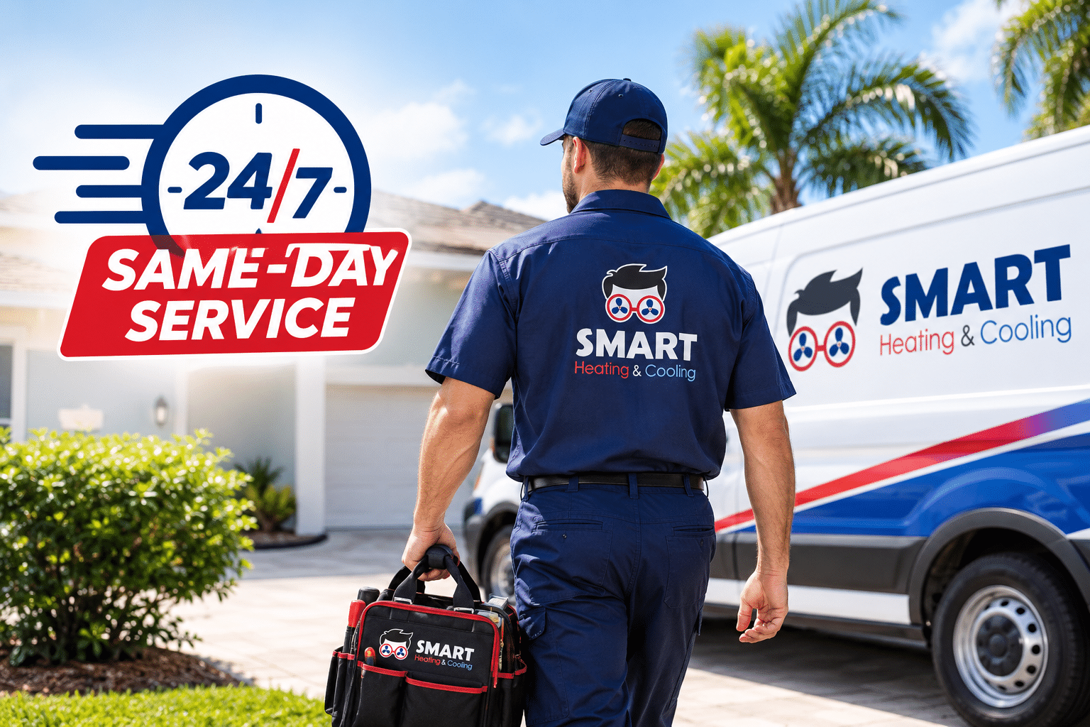 24 7 Same Day HVAC Service