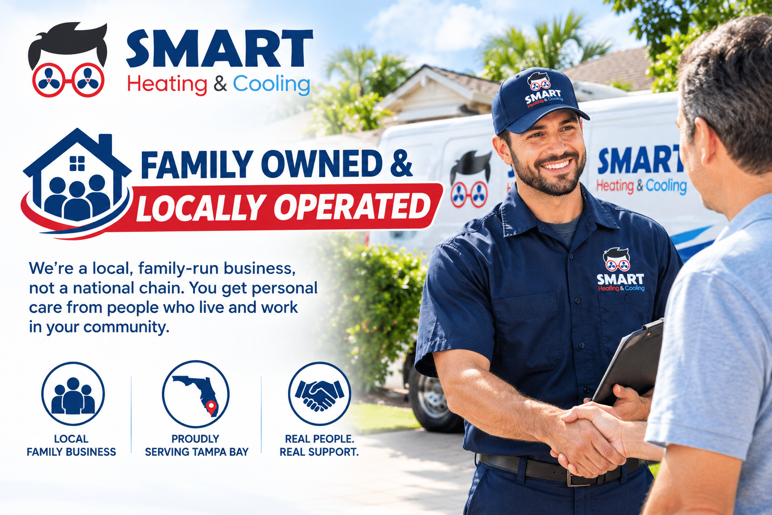 Family Owned HVAC Service Banner