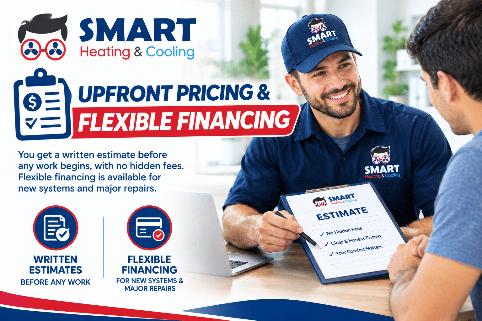 Smart Heating Cooling Financing Banner
