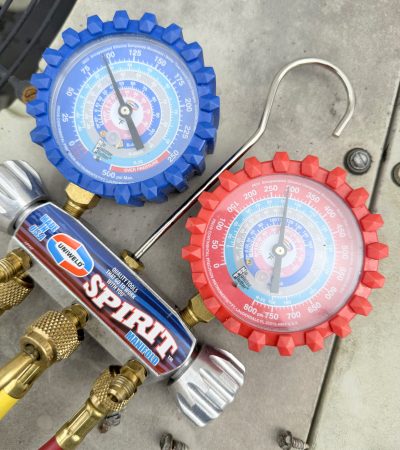 Our Work 8 REFRIGERANT CHARGE AND LEAK TEST 3